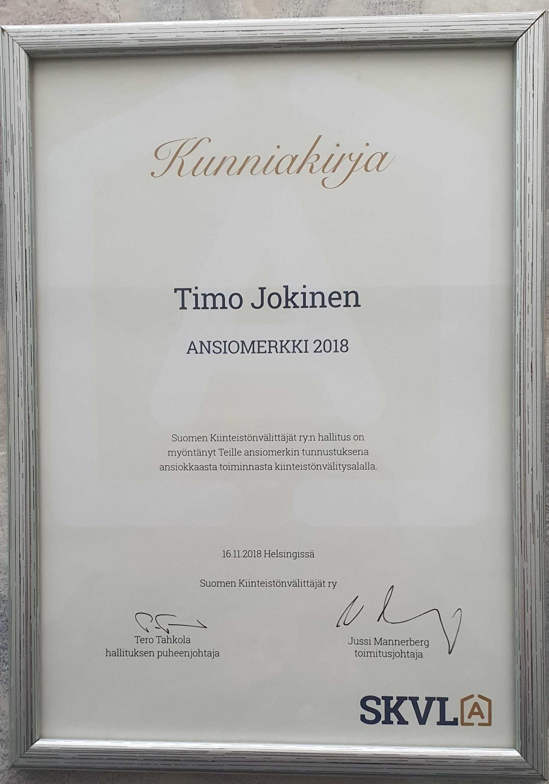 kunniakirja-timo